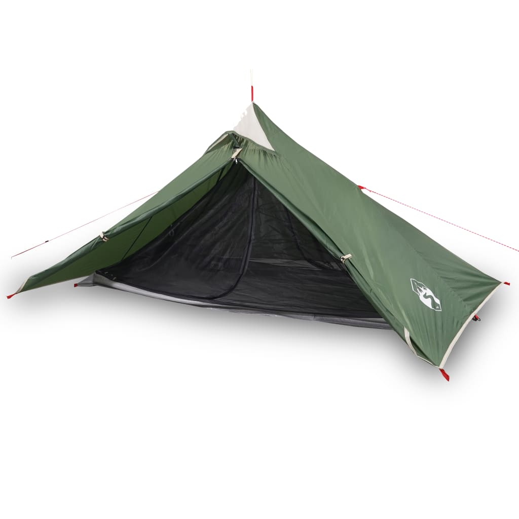 Tente de camping Tipi 1 personne verte imperméable