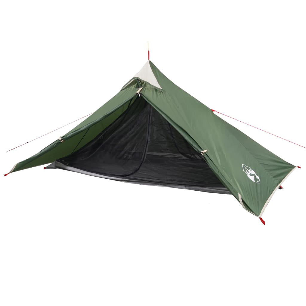 Tente de camping Tipi 1 personne verte imperméable