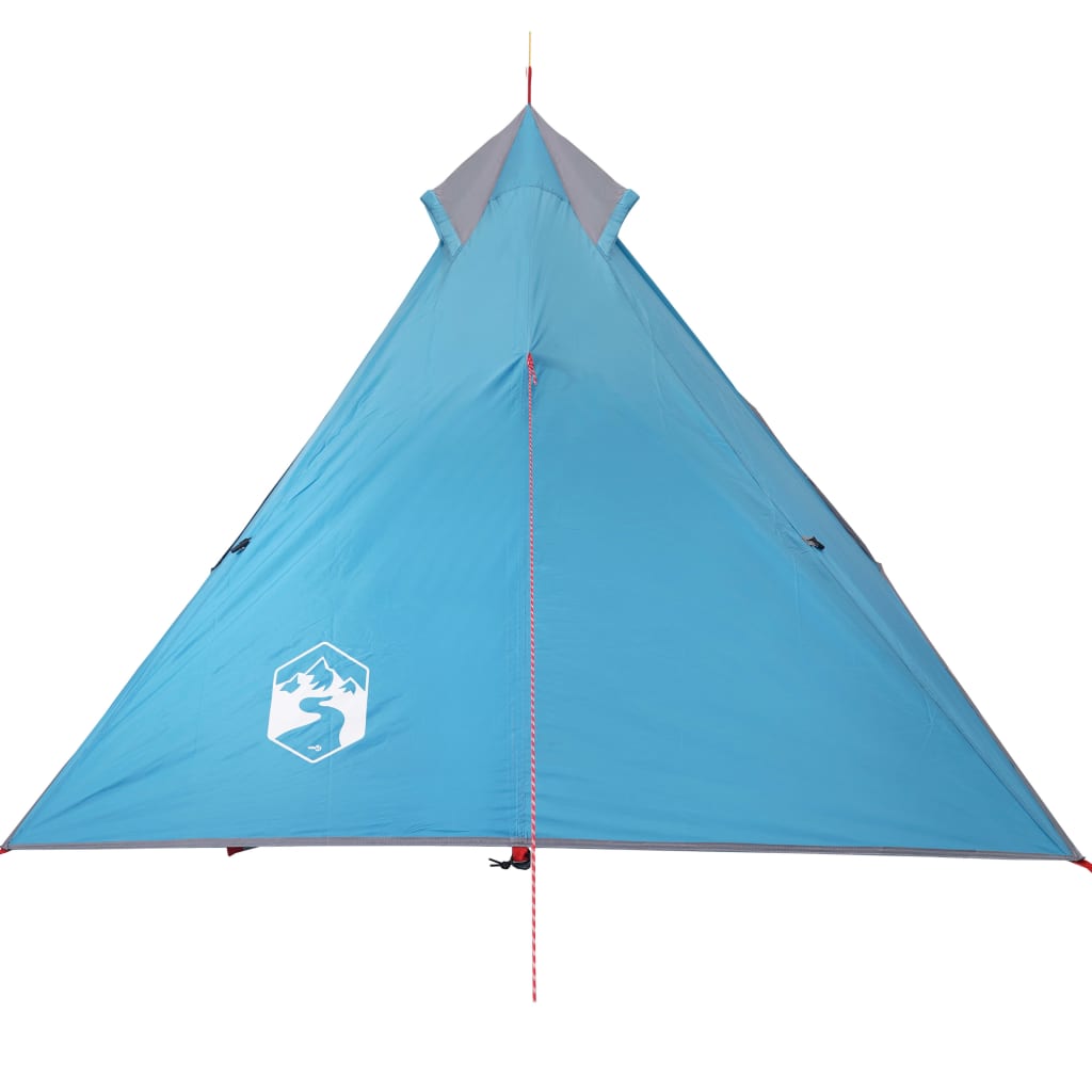 Tente de camping Tipi 1 personne bleue imperméable