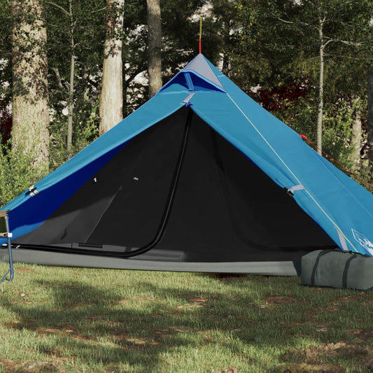 Tente de camping Tipi 1 personne bleue imperméable