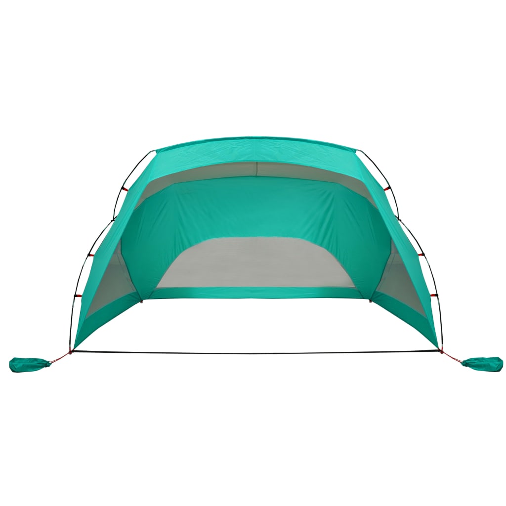 Tente de plage vert d'eau 274x178x170/148 cm 185T polyester