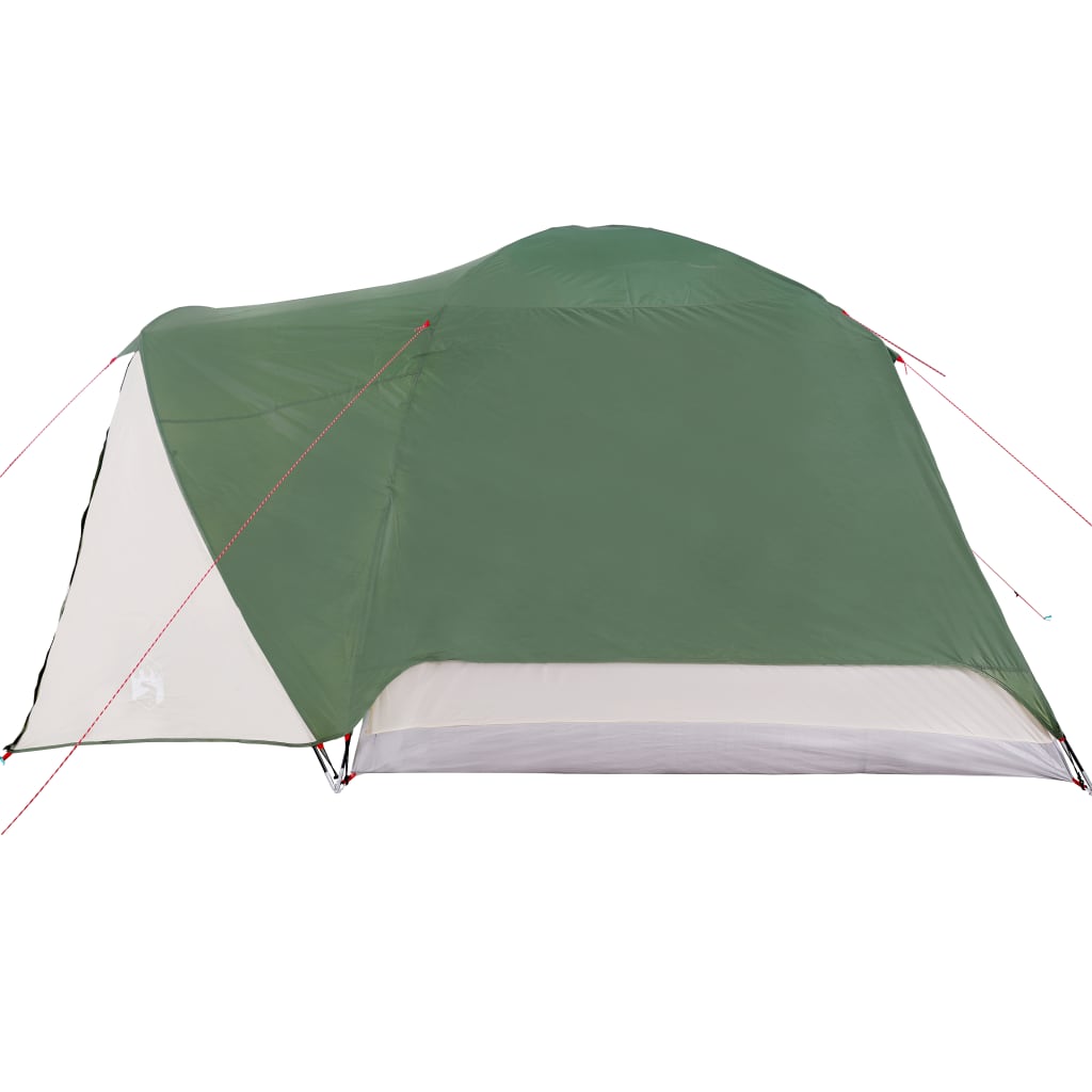 Tente de camping avec auvent 4 personnes verte imperméable