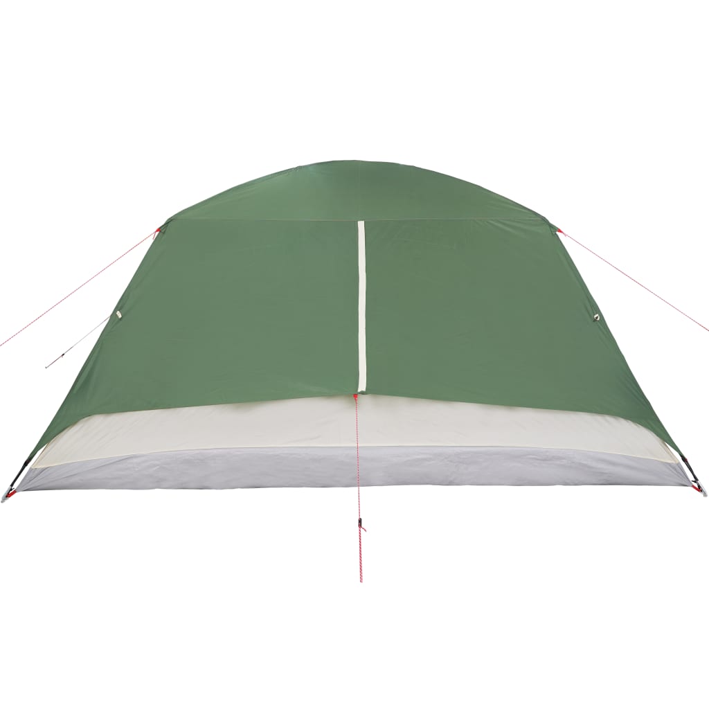 Tente de camping avec auvent 4 personnes verte imperméable