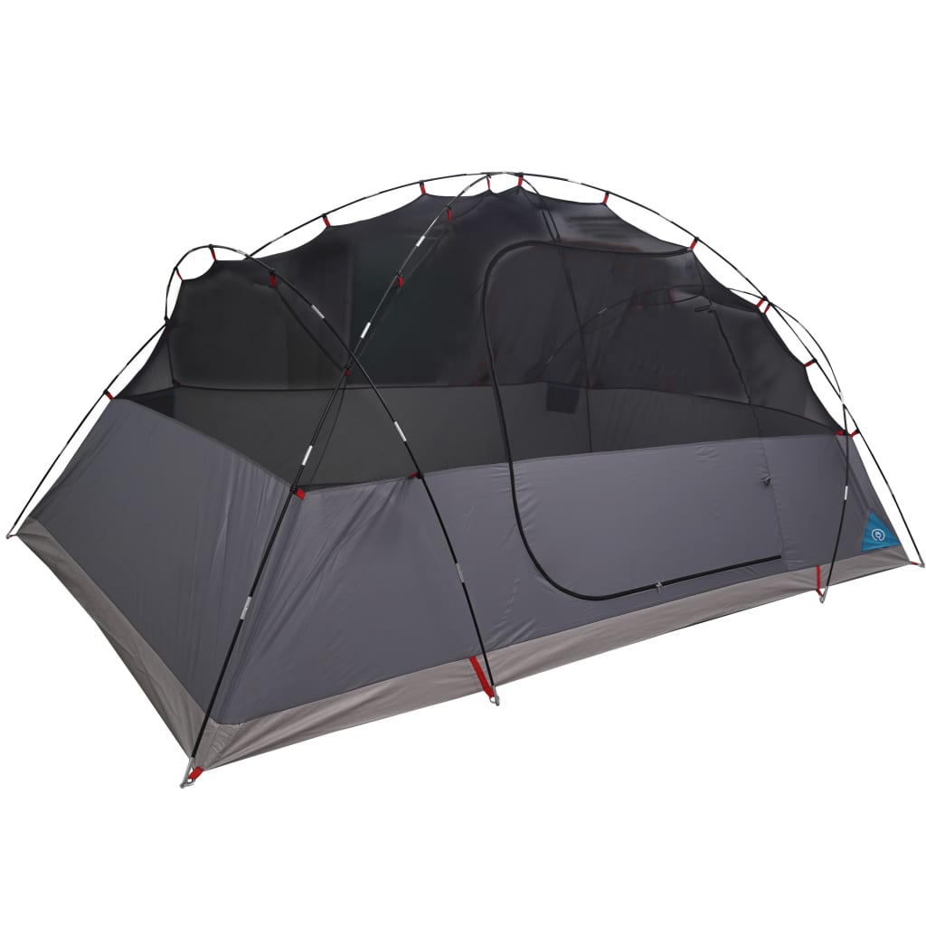 Tente familiale avec ventilation 8 personnes bleue imperméable