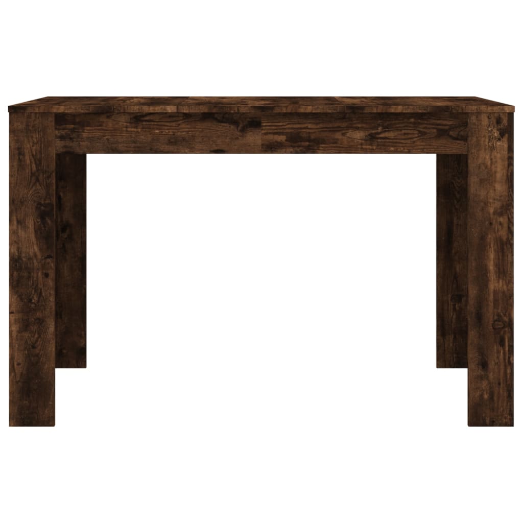 Table à manger chêne fumé 120x60x76 cm matériau bois