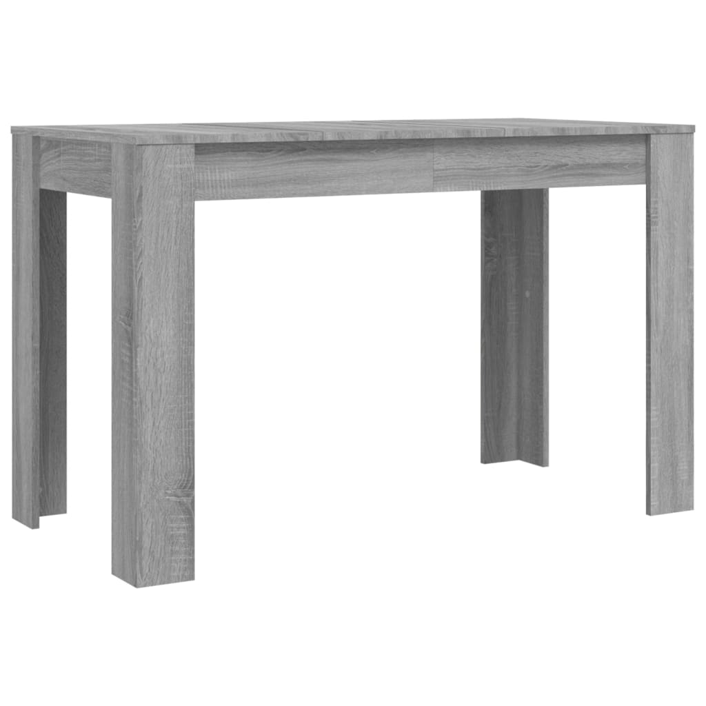 Table à manger grise Sonoma 120x60x76 cm en bois