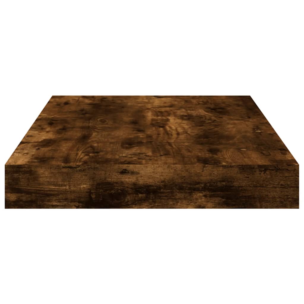 Wandregale 8 Stk. Räuchereiche 40x10x1,5 cm Holzwerkstoff