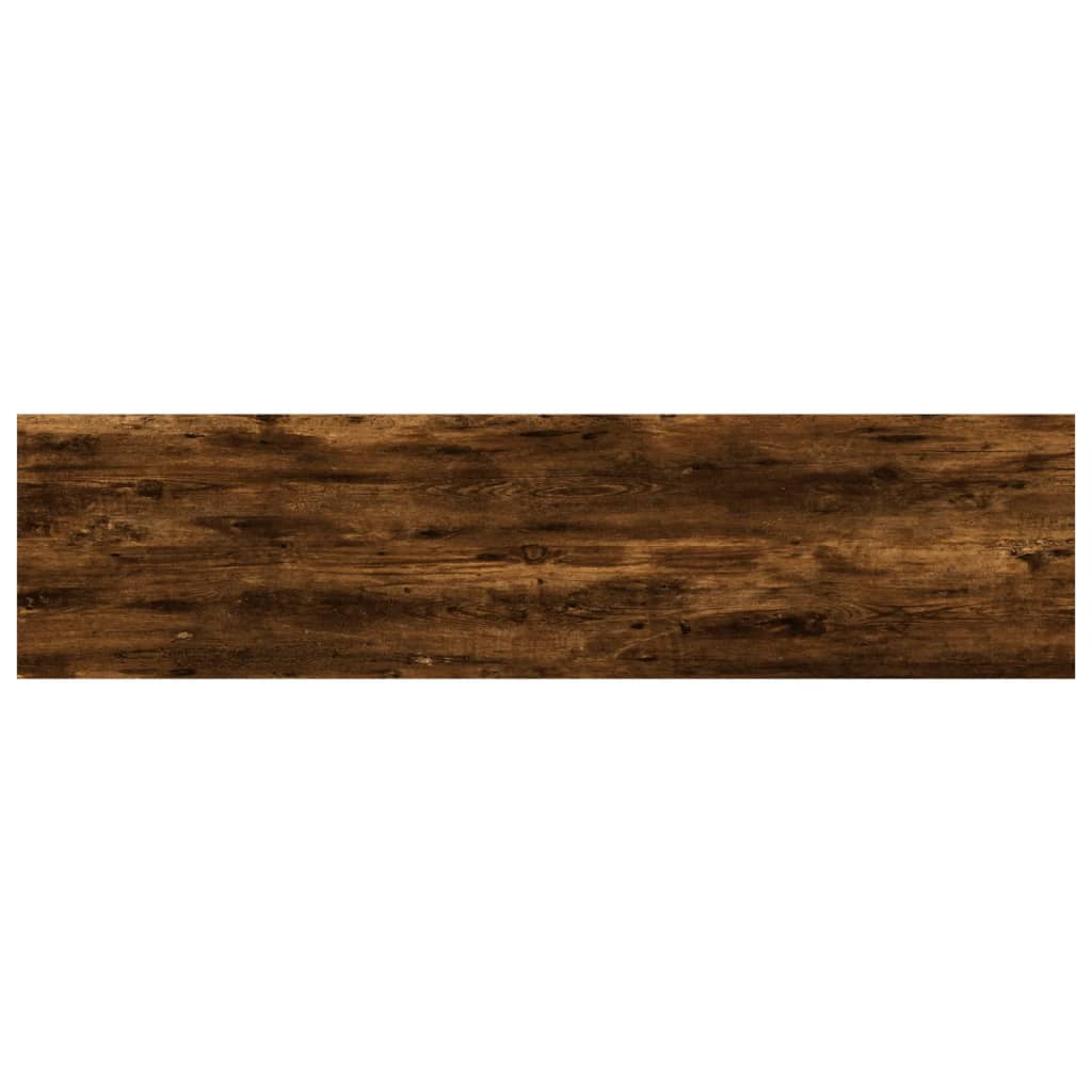 Wandregale 8 Stk. Räuchereiche 40x10x1,5 cm Holzwerkstoff