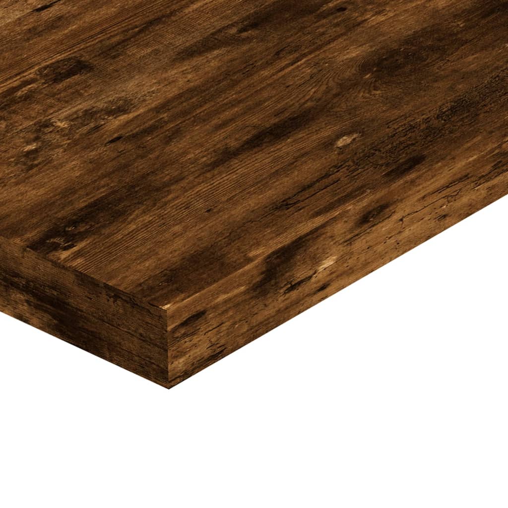 Wandregale 8 Stk. Räuchereiche 40x10x1,5 cm Holzwerkstoff