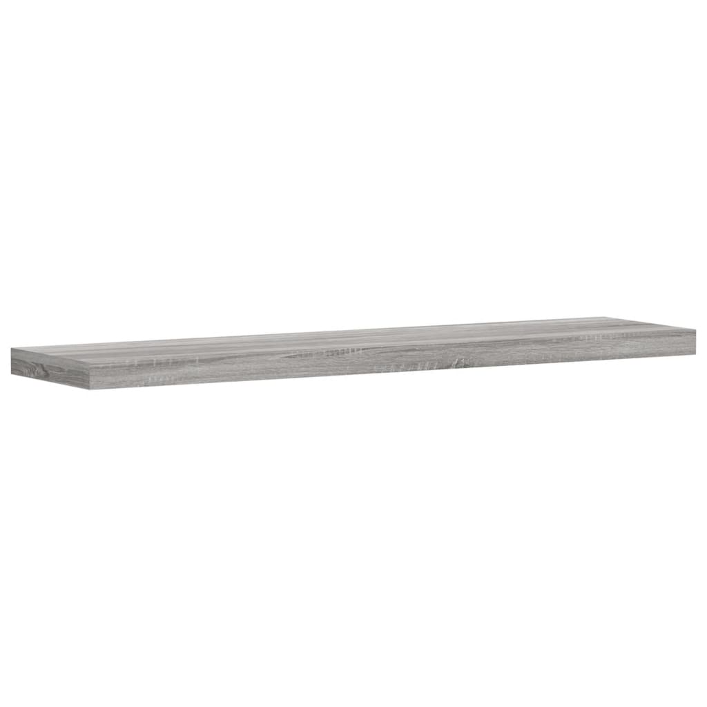 Wandregale 8 Stk. Grau Sonoma 40x10x1,5 cm Holzwerkstoff
