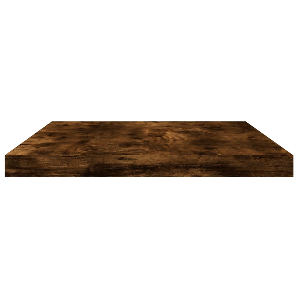 Wandregale 8 Stk. Räuchereiche 40x20x1,5 cm Holzwerkstoff