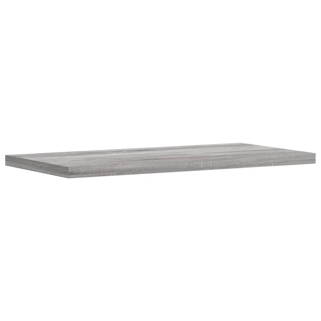 Wandregale 8 Stk. Grau Sonoma 40x20x1,5 cm Holzwerkstoff