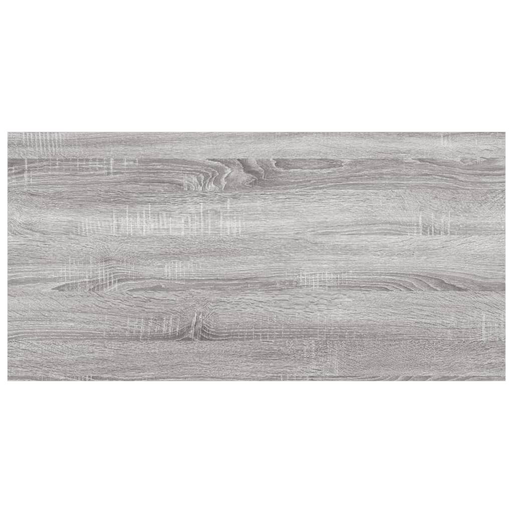 Wandregale 8 Stk. Grau Sonoma 40x20x1,5 cm Holzwerkstoff