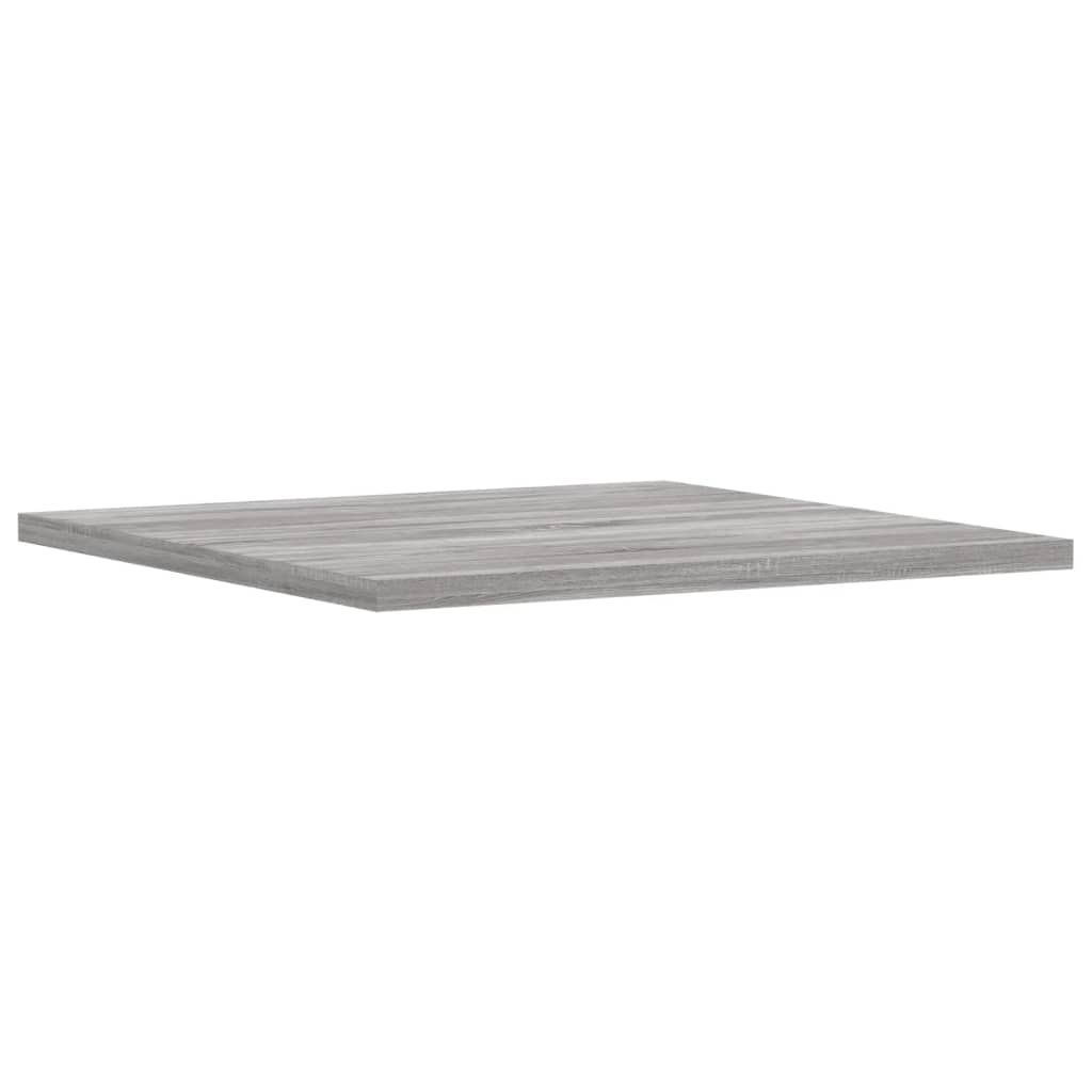 Wall shelves 4 pcs. Gray Sonoma 40x40x1.5 cm wood material