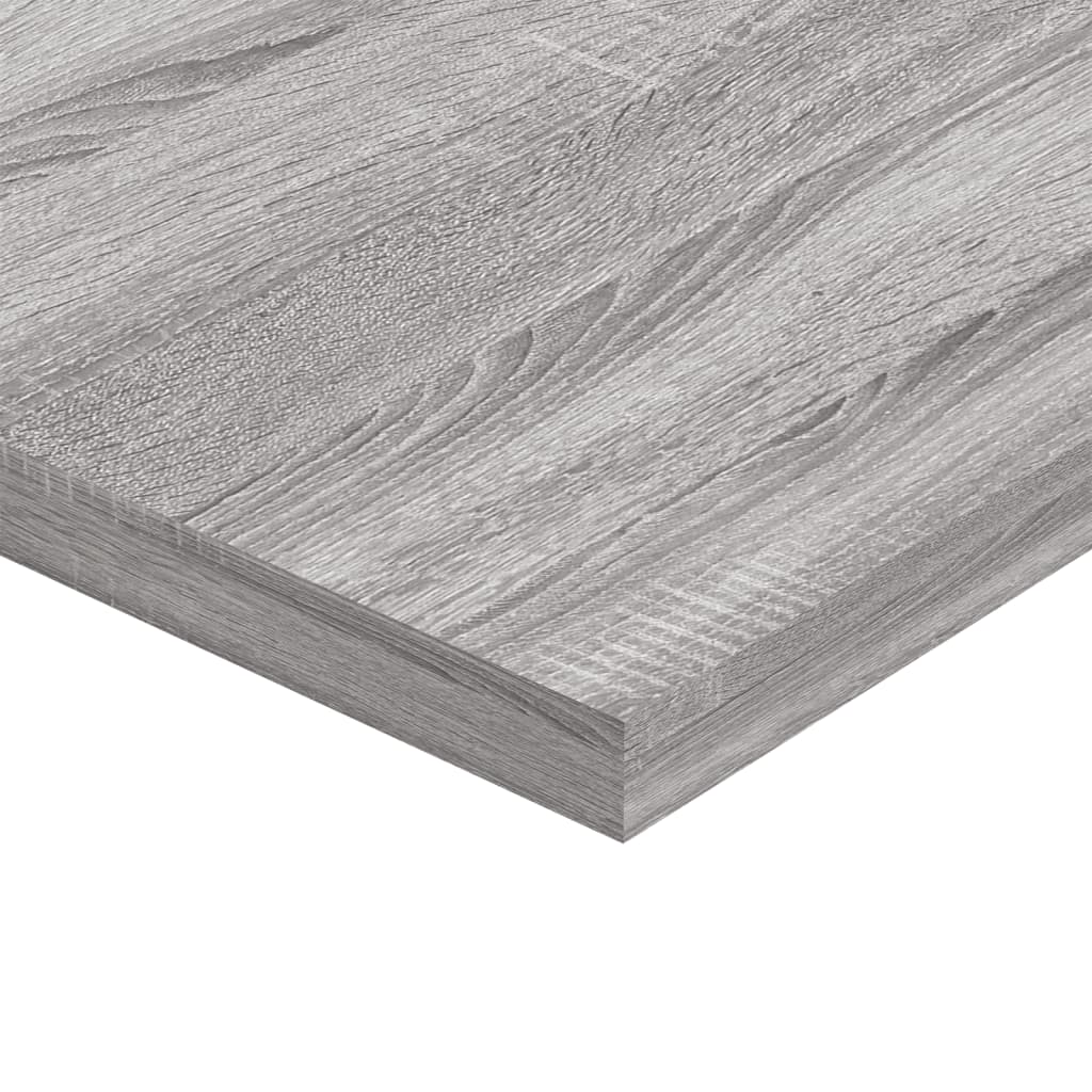 Wall shelves 4 pcs. Gray Sonoma 40x40x1.5 cm wood material