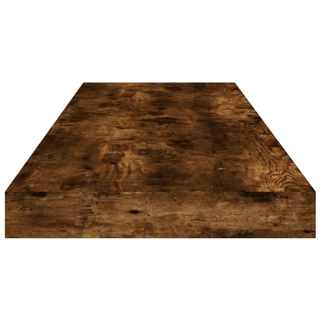Wandregale 4 Stk. Räuchereiche 80x10x1,5 cm Holzwerkstoff