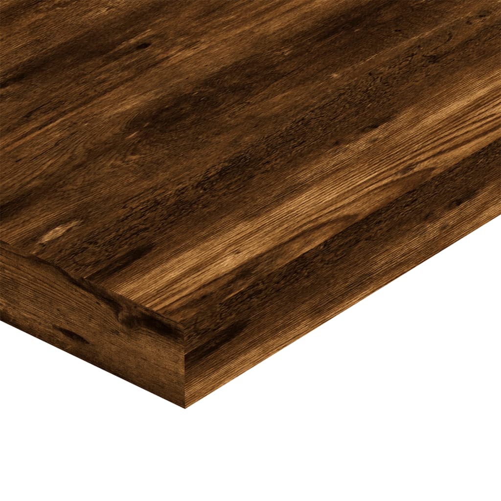 Wandregale 4 Stk. Räuchereiche 80x10x1,5 cm Holzwerkstoff