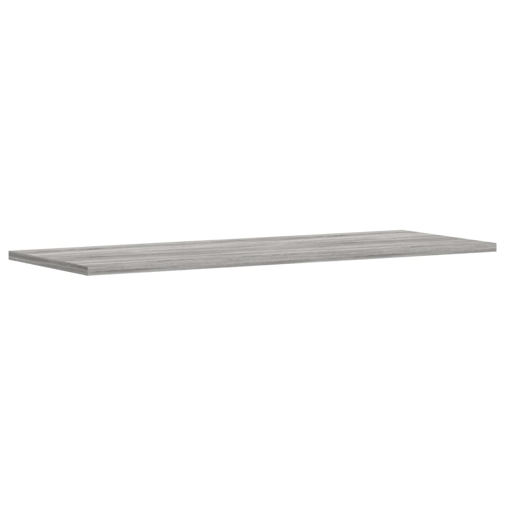 Wandregale 4 Stk. Grau Sonoma 80x30x1,5 cm Holzwerkstoff