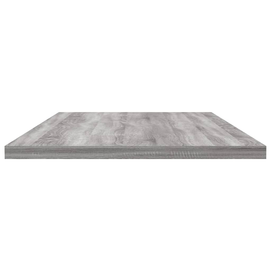 Wandregale 4 Stk. Grau Sonoma 80x30x1,5 cm Holzwerkstoff