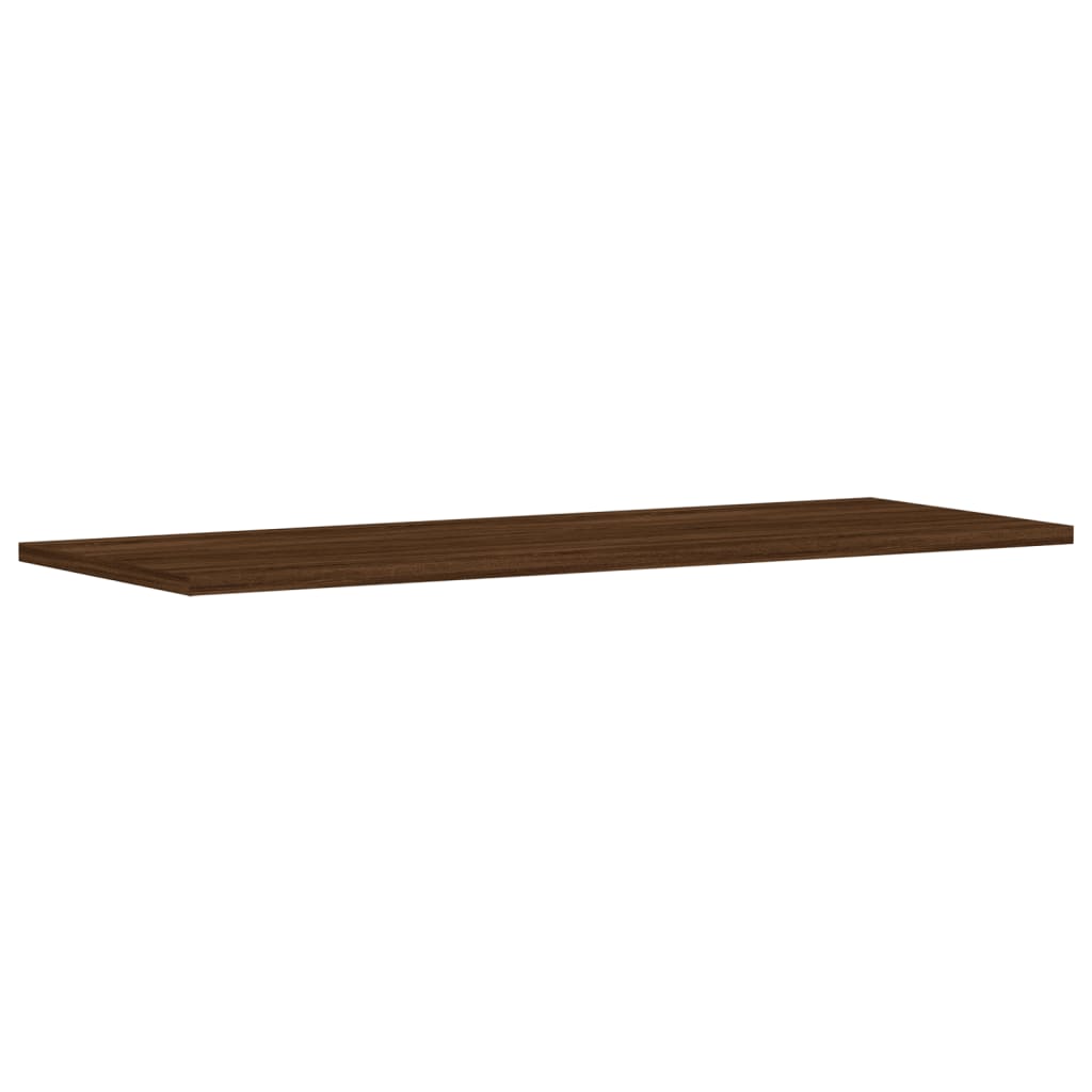 Wandregale 4 Stk. Braun Eichen-Optik 80x30x1,5 cm Holzwerkstoff