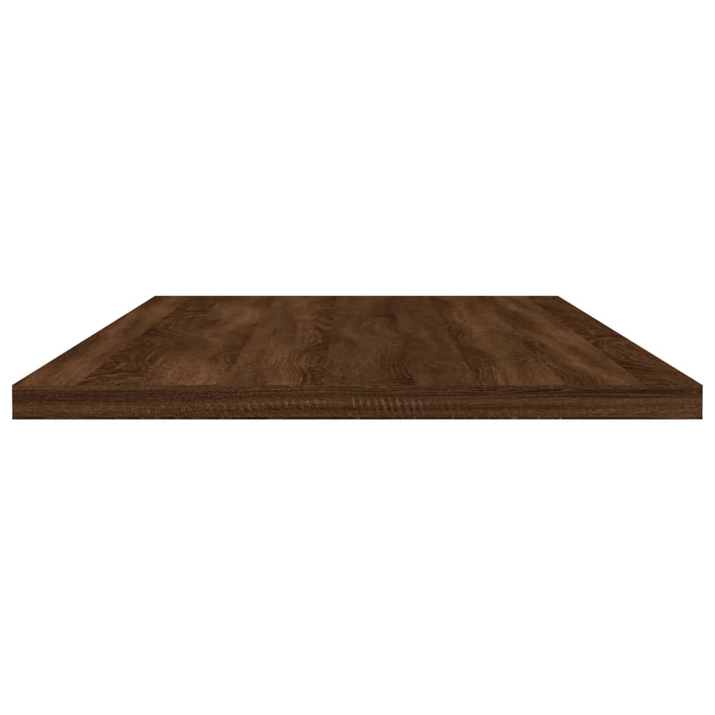 Wandregale 4 Stk. Braun Eichen-Optik 80x30x1,5 cm Holzwerkstoff