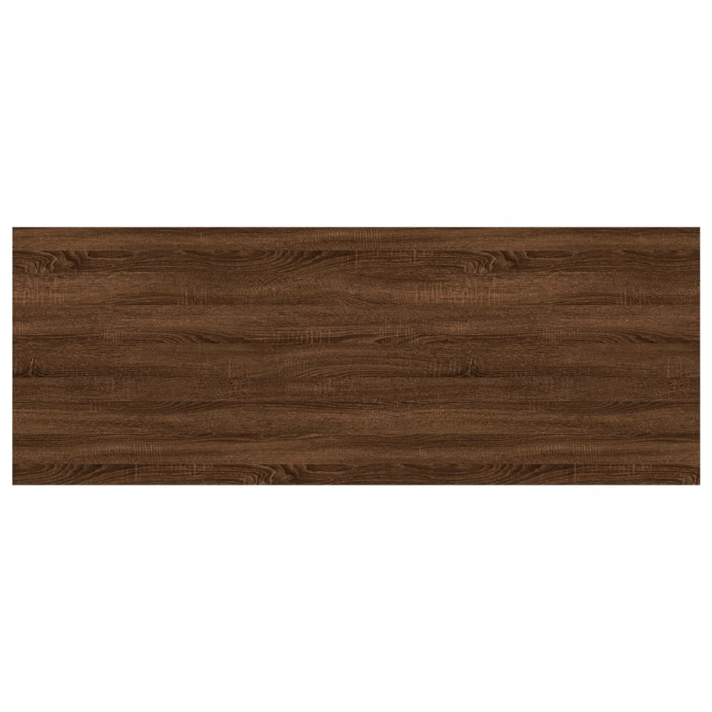 Wandregale 4 Stk. Braun Eichen-Optik 80x30x1,5 cm Holzwerkstoff