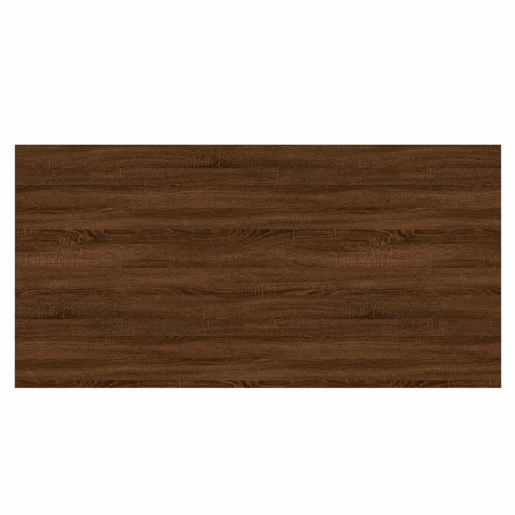 Wandregale 4 Stk. Braun Eichen-Optik 80x40x1,5 cm Holzwerkstoff