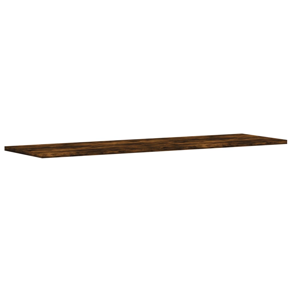 Wandregale 4 Stk. Räuchereiche 100x30x1,5 cm Holzwerkstoff