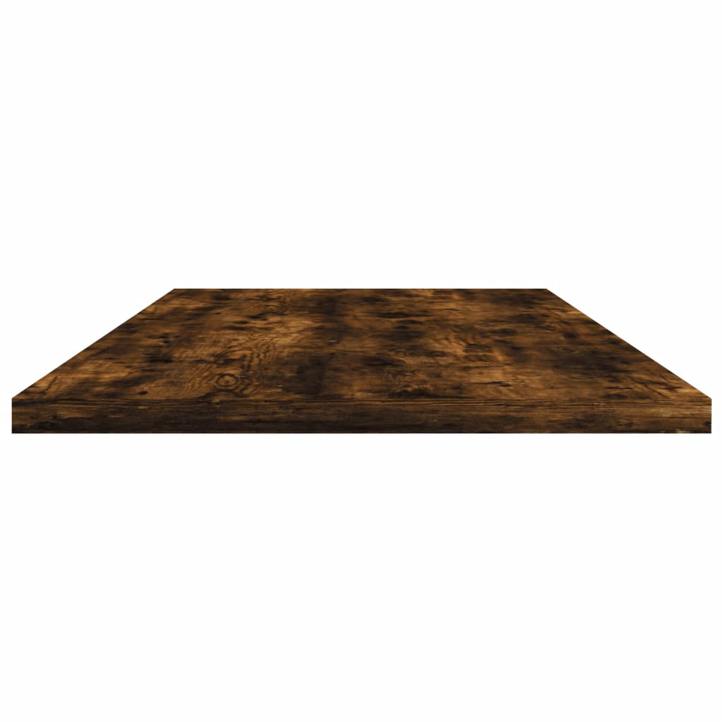 Wandregale 4 Stk. Räuchereiche 100x30x1,5 cm Holzwerkstoff