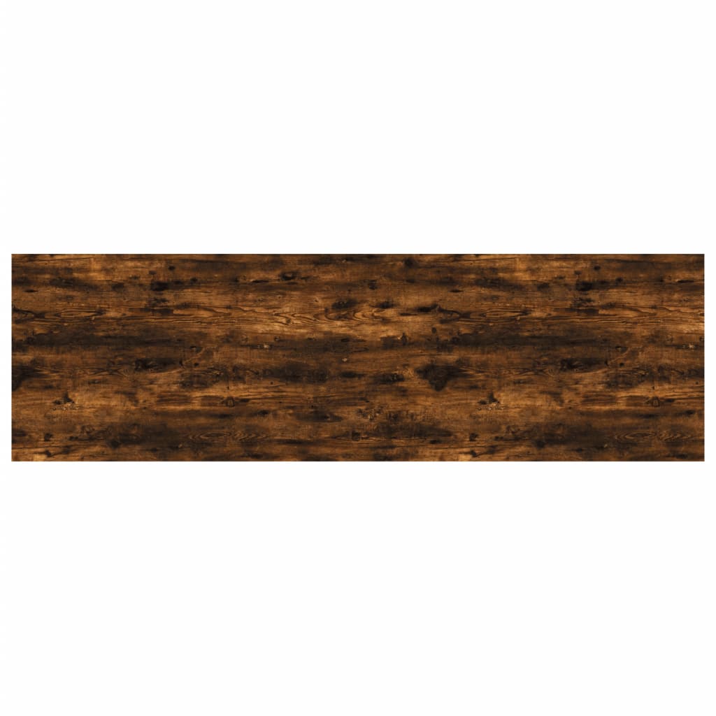 Wandregale 4 Stk. Räuchereiche 100x30x1,5 cm Holzwerkstoff