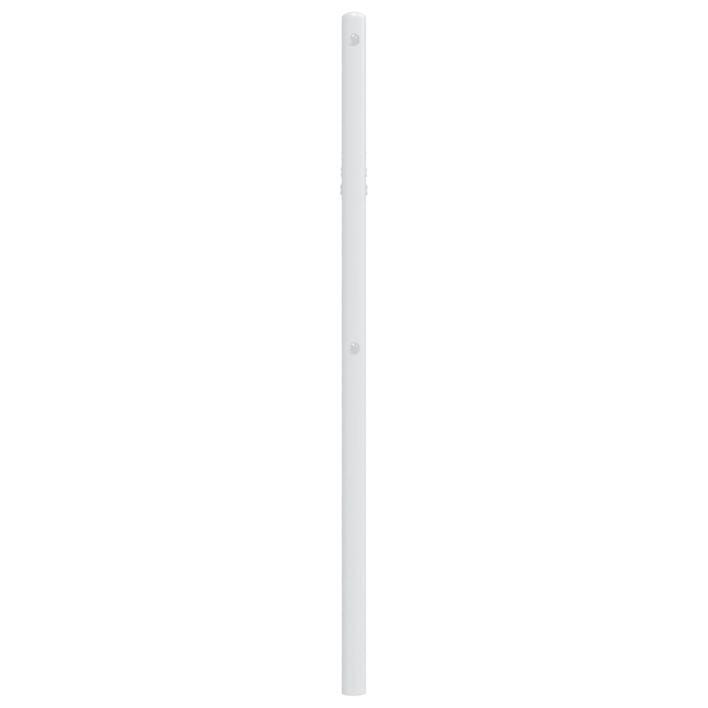 Ersatz-Kopfteil Metall Weiß 90 cm