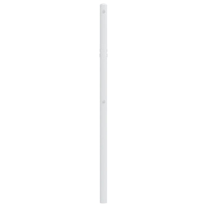 Ersatz-Kopfteil Metall Weiß 90 cm
