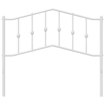 Ersatz-Kopfteil Metall Weiß 107 cm