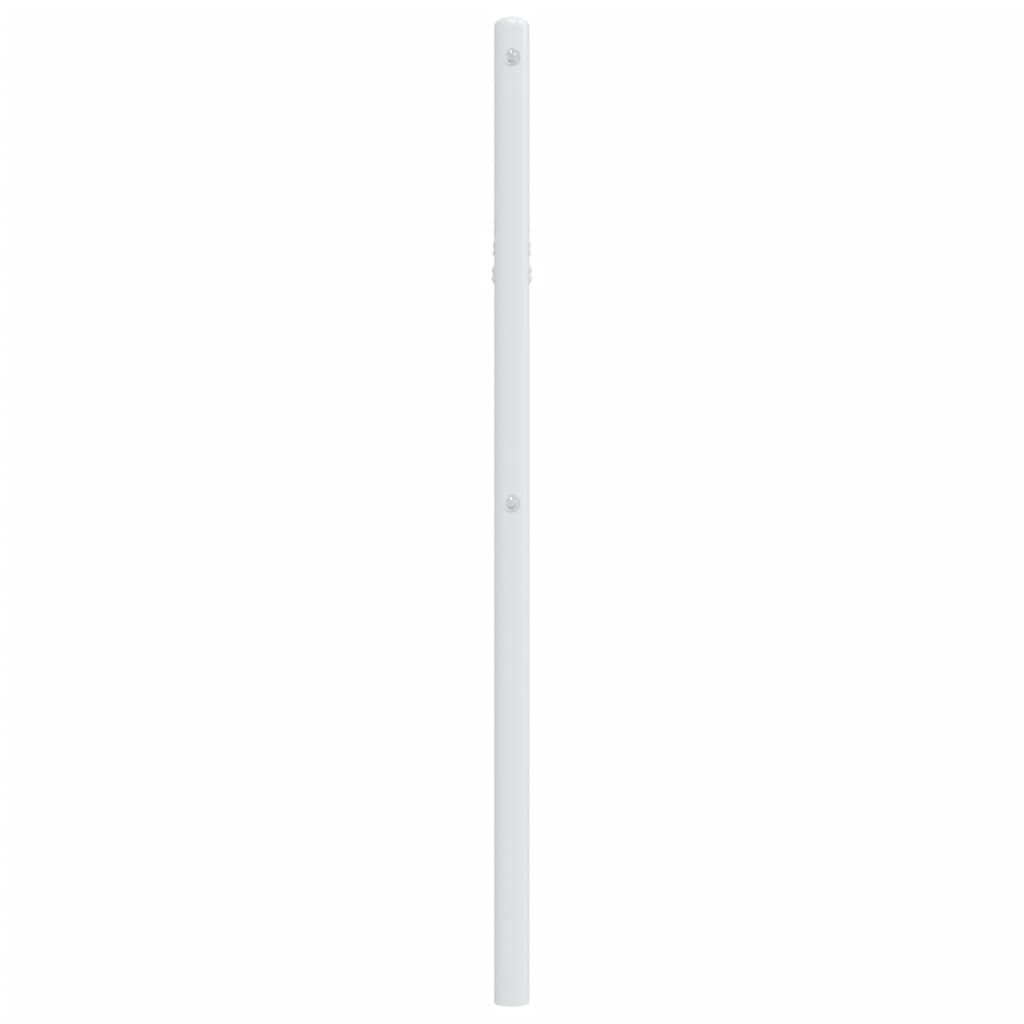Ersatz-Kopfteil Metall Weiß 107 cm