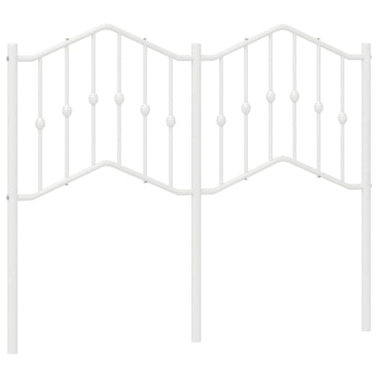 Ersatz-Kopfteil Metall Weiß 120 cm