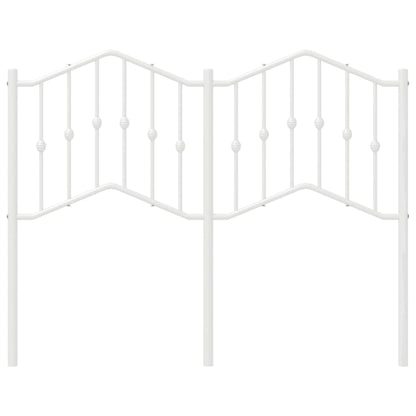 Ersatz-Kopfteil Metall Weiß 120 cm
