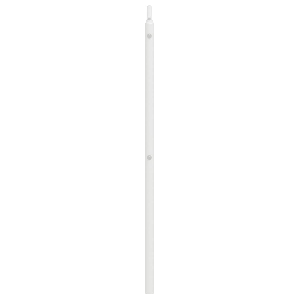 Ersatz-Kopfteil Metall Weiß 120 cm