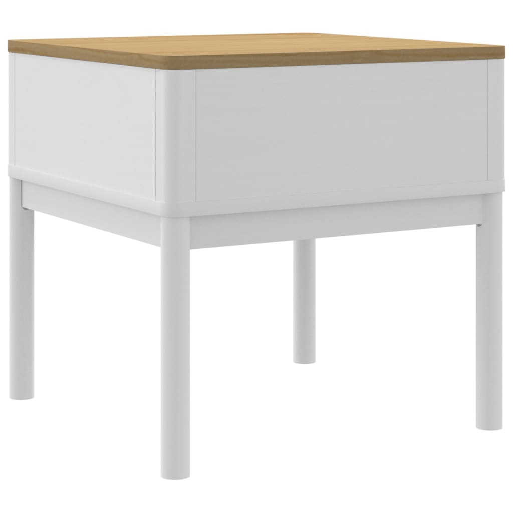 Lampe de table FLORO blanc 55x55x54 cm en bois de pin massif