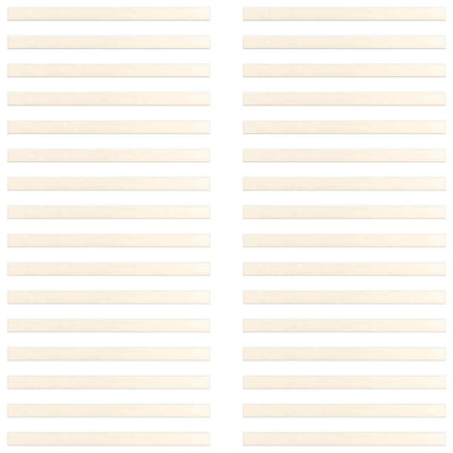 Bettlatten 32 stk. Natur 90 x 6 x 1,3 cm Massives Kiefernholz
