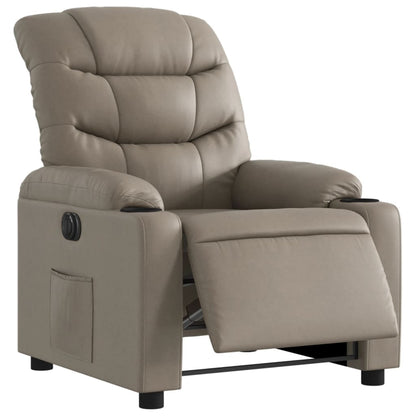 Relaxsessel Elektrisch Cappuccino Kunstleder