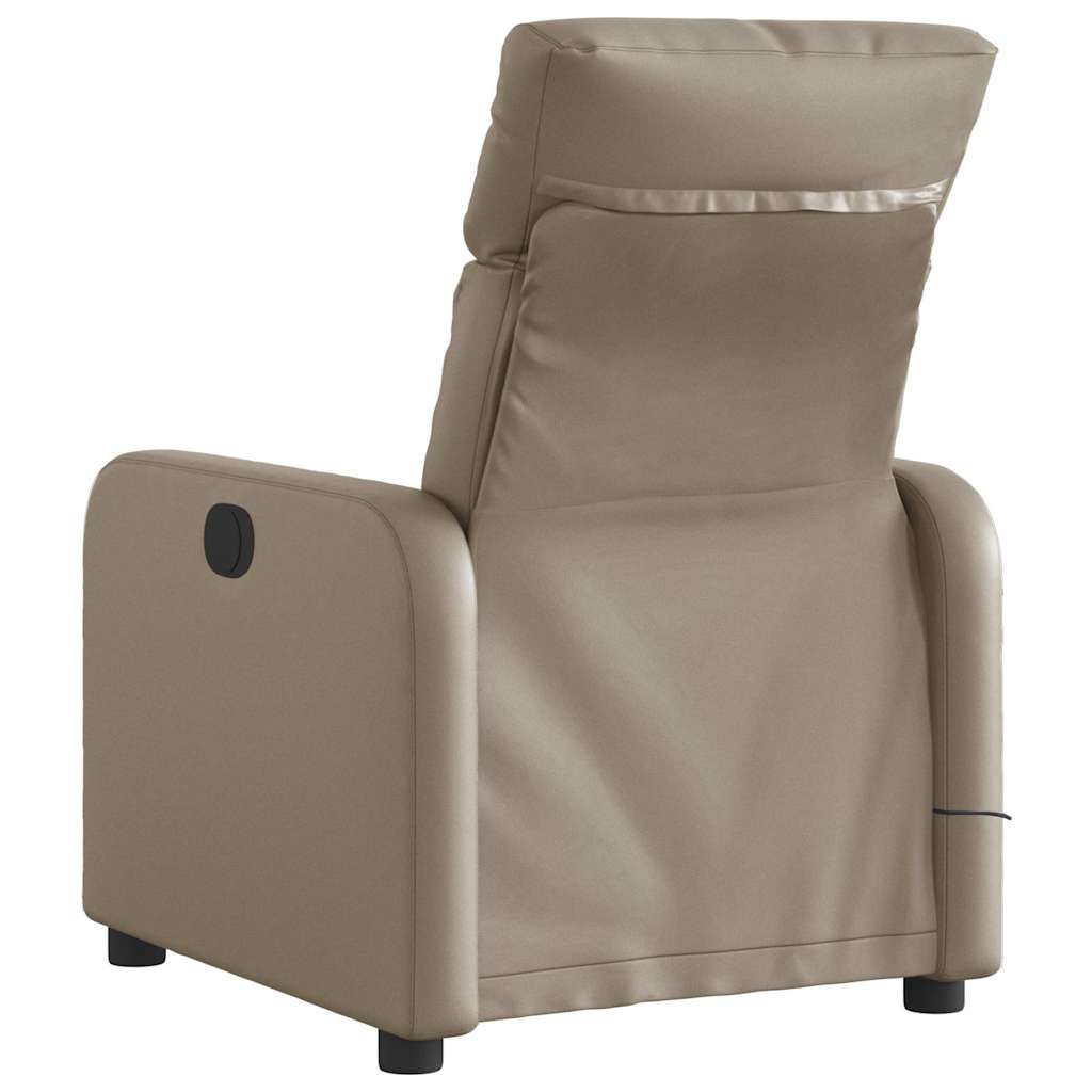 Massagesessel Elektrisch Cappuccino Kunstleder