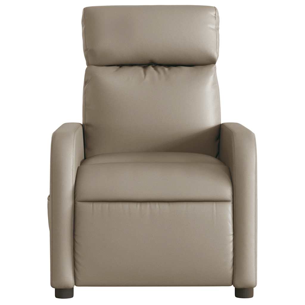 Massagesessel Elektrisch Cappuccino Kunstleder