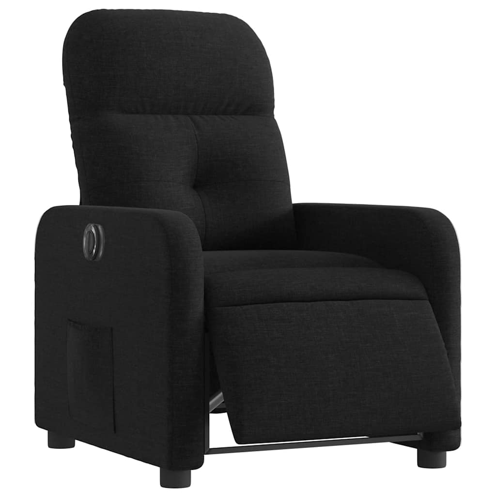 Relaxsessel Elektrisch Schwarz Stoff