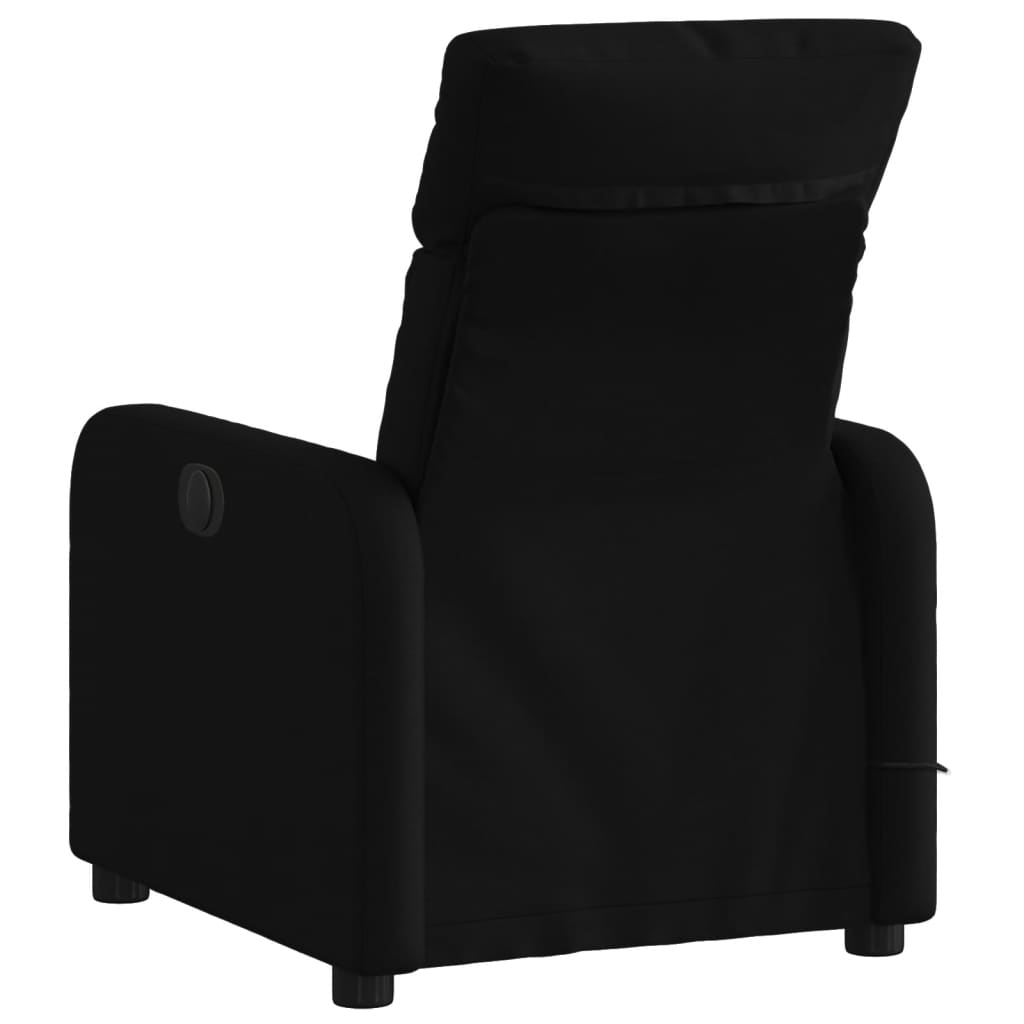 Massage-Relaxsessel, Stoff, Schwarz