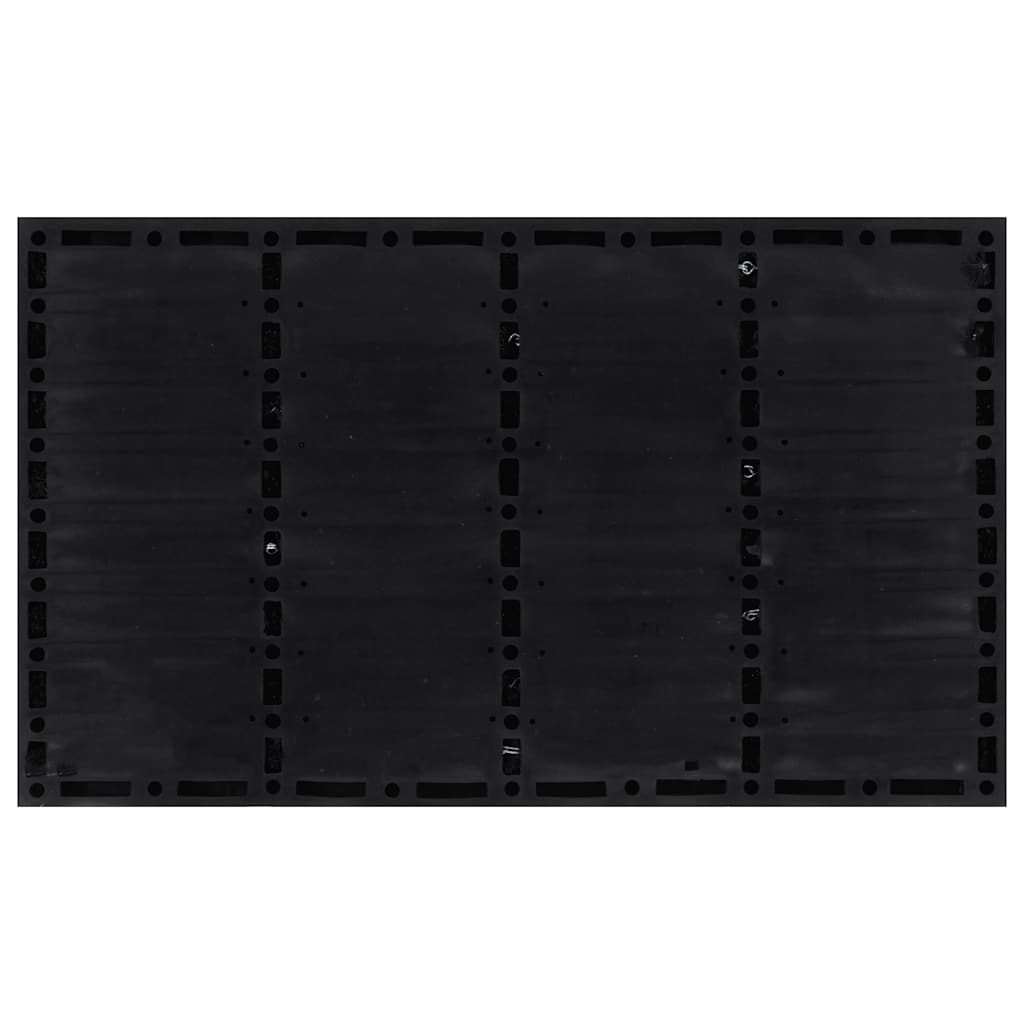 Fußmatte Rechteckig 45x75 cm Gummi und Kokosfaser