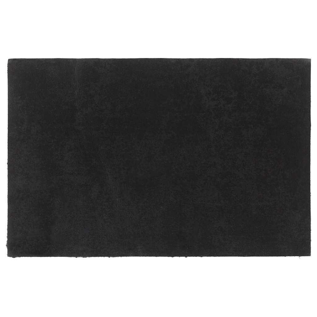 Fußmatte Schwarz 65x100 cm Kokosfaser Getuftet