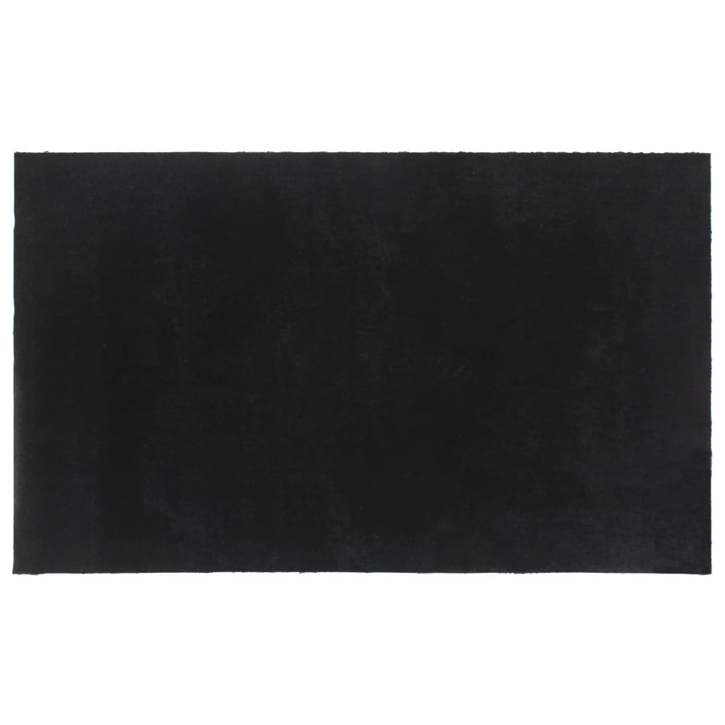 Fußmatte Schwarz 90x150 cm Kokosfaser Getuftet
