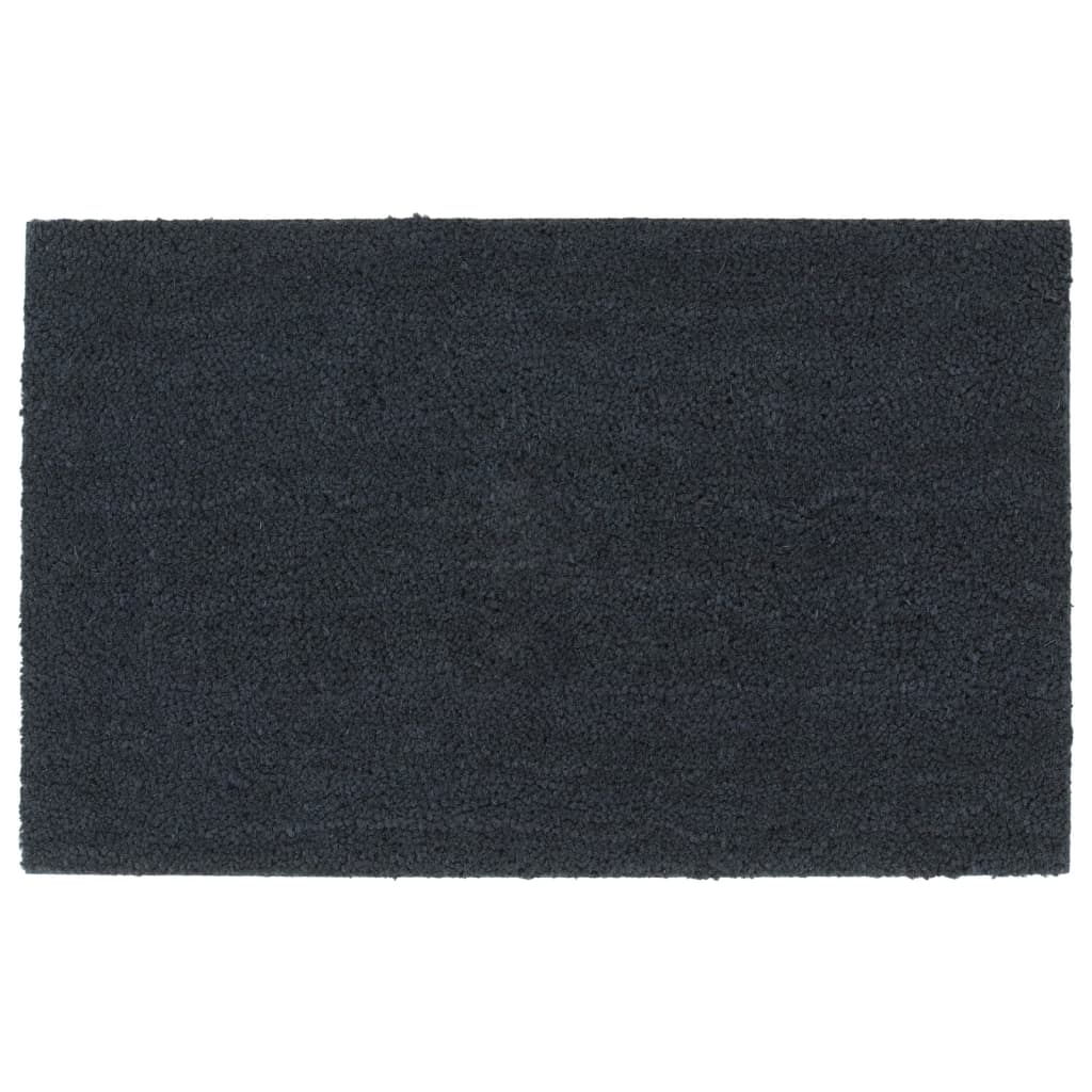 Fußmatte Dunkelgrau 50x80 cm Kokosfaser Getuftet