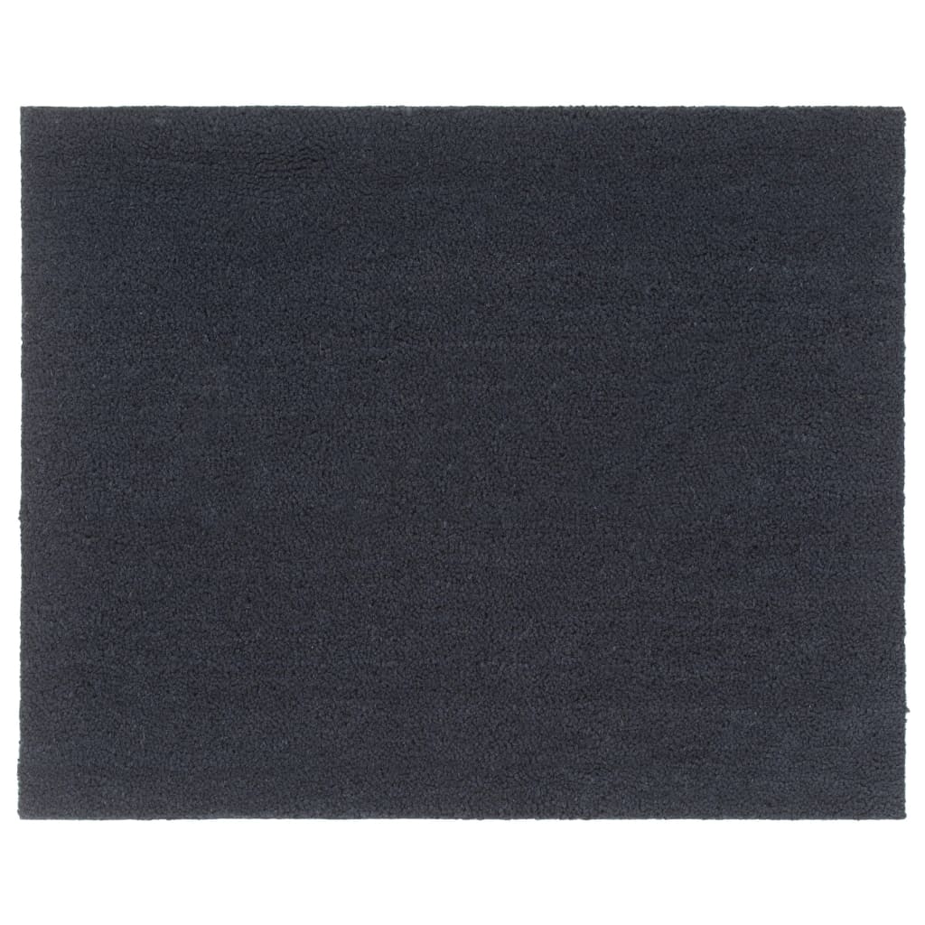 Fußmatte Dunkelgrau 80x100 cm Kokosfaser Getuftet