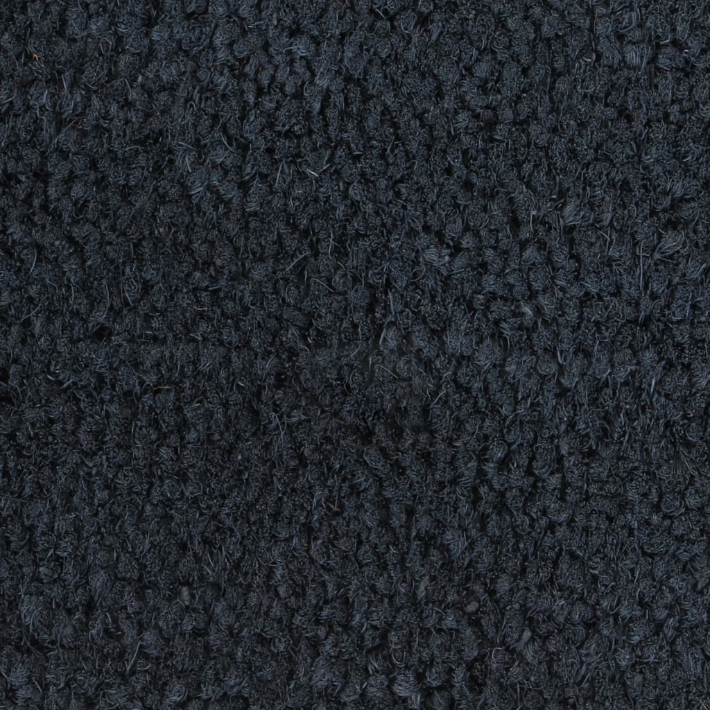 Fußmatte Dunkelgrau 80x100 cm Kokosfaser Getuftet